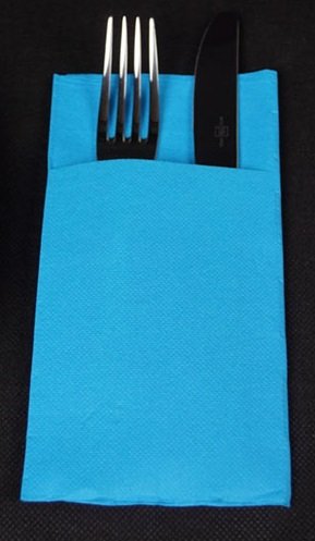 Chiner - Servilleta Canguro Punta Punta 40 * 40 - Caja 960 unds. (Turquesa)