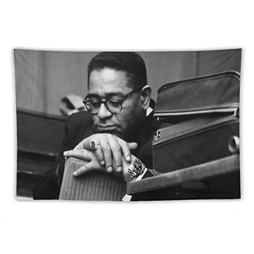 DEODEO Póster de Dizzy Gillespie de arte pictórico 11.jpg Obras de arte impresión tapiz arte de pared pintura de poliéster regalo decoración del hogar Tapices decorativos 60 x 90 pulgadas