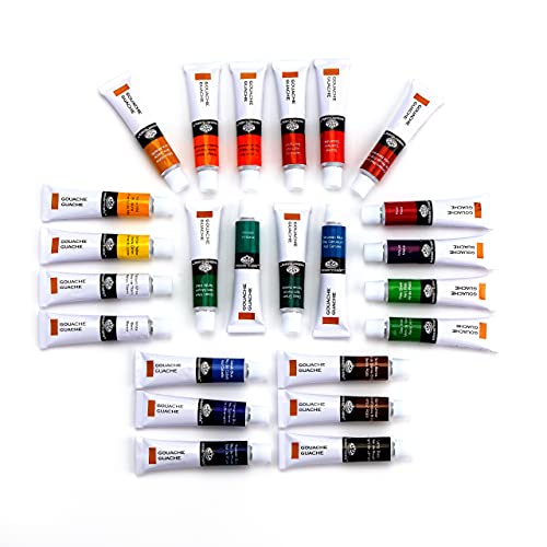 Royal & Langnickel - Témperas (12 ml, 24 unidades), multicolor