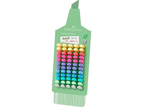 Faber-Castell marcador textliner 46 surtido pastel -expositor 60u-