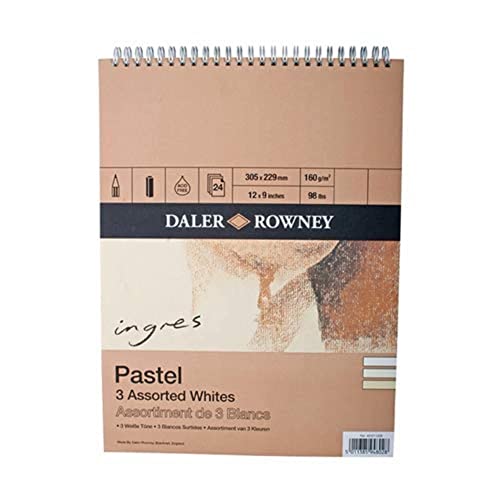 Dr Ingres Bloc Papel Pastel Esp. 3Bl.Surt. 31X23Cm 160G24H
