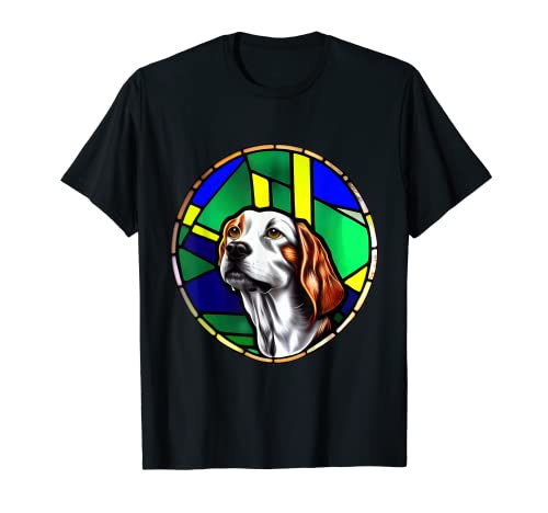Spaniel bretón - vidrieras de colores Camiseta