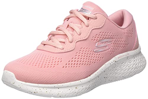 Skechers 149990 Ros, Zapatillas Mujer, Ribete de Malla Rosa, 38 EU