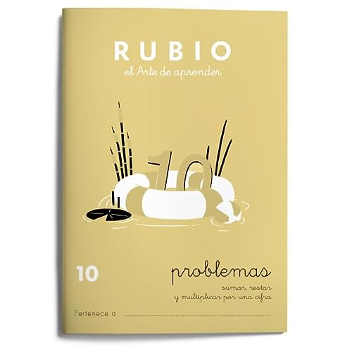 Problemas 10 RUBIO | Sumar, restar y multiplicar por una cifra | +7 años