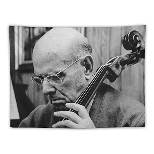 DEODEO Pablo Casals - Póster de arte pictórico violinista 7 imágenes para pared, tapiz de poliéster, obras de arte, idea de regalo, estética de habitación, 30 x 40 pulgadas