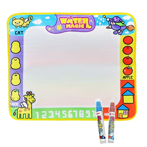 STOBOK Toys Niño Juguetes Bebes Baby Water Mat Water Drawing Mat Juguetes Educativos Regalos de Pintura para Ni?os ?os (con 2 Bolígrafos Color Aleatorio) Baby Toys Baby Juguetes
