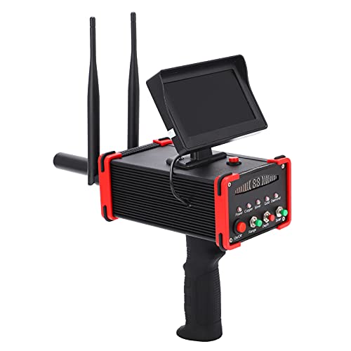 SONK Detector de Metales, Kit Detector de Oro de Metal con Pantalla HD, Buscador de Tesoros Escáner de Metal Rango de búsqueda 99 Metros Detección de Profundidad 16M para Oro, Plata, Cobre(EU)