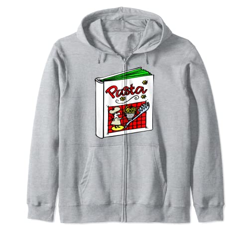 Libro de cocina de pasta de dibujos animados Chef Sudadera con Capucha