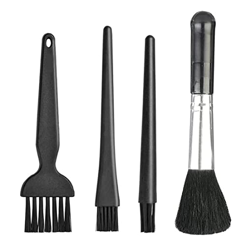 SIOPPKIK 4-en-1 Cepillos antiestáticos Cepillo de Limpieza electrónico Herramientas de Limpieza de Teclado de PC Kit de Cepillo de eliminación de Limpieza de Polvo para Placas Base de