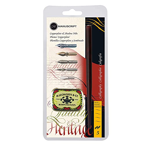 Manuscript - Juego de Pluma con Diferentes plumillas (Cobre)