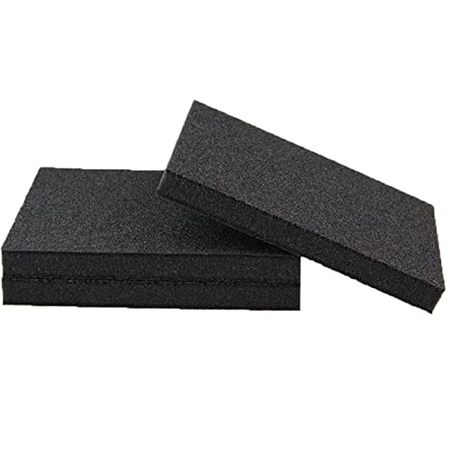 NARUNING Esponjas de cocina, cepillo de esponja de carborundo negro cepillo de limpieza para ollas de platos descalcificación, eliminación de óxido, olla limpia para frotar el hogar, productos de
