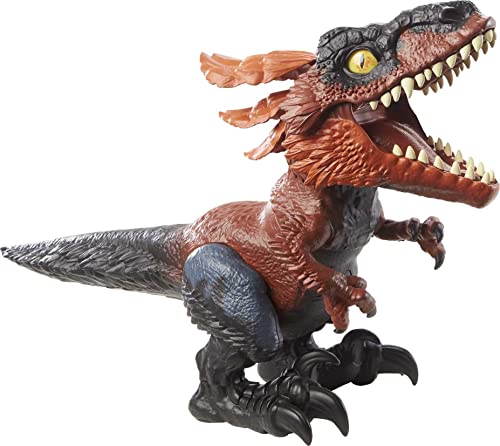 Figura Articulada Dinosaurio Jurassic World Uncaged en Llamas con Sonido