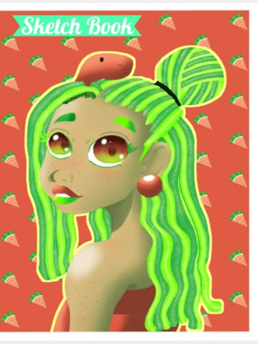 Sketch book 8.25x11: Ms.Watermelon