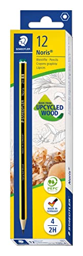 Staedler 120-4 - Pack de 12 lápices, Negro