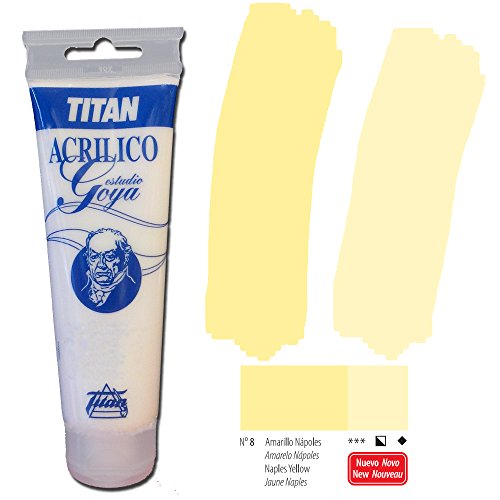 ACRÍLICO GOYA ESTUDIO AMARILLO NÁPOLES 125 ML Nº 8