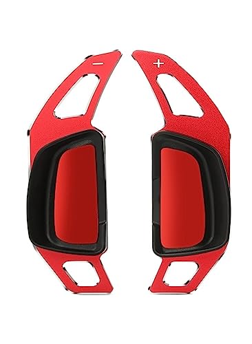 EVURU Paletas de cambio de volante para Benz A B C E GLE Clase W176 W205 W246 C117 W218 Hoja de cambio de aluminio hermosa y significativa (color: rojo)