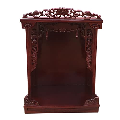 El nicho de Buda New Chinese Style Standing Cabinet Offering Table For Buddhist Shrines, Solid Wood Buddha Platform For Household Use, Modern Offering Platform, Goddess Of Mercy Shrine, Bodhisattva Ca