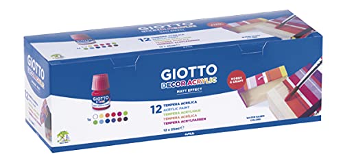 Giotto Decor Acrylic 25 Ml. Estuche 12 Uds.