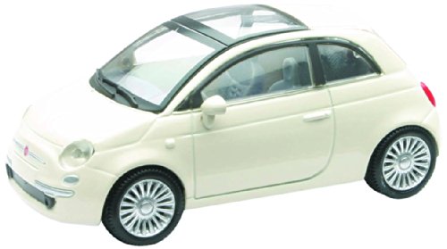 New Ray 71015 – Fiat 500, Escala 1: 24, Die Cast, Blanco