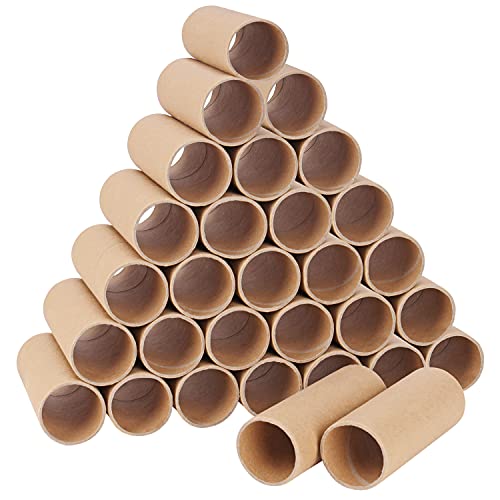 Handi Stitch Tubo Carton Manualidades (Pack de 30) 10,4 x 4 cm Cartón Kraft Marrón – Rollos Redondos - Tubo de Carton Creatividad, Proyectos Salón de Clases Niños