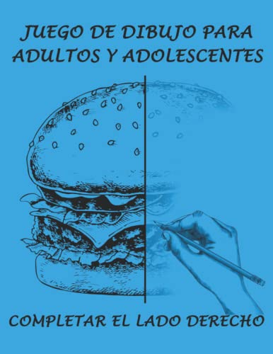 Juego de Dibujo para Adultos y Adolescentes, Completar el Lado Derecho: Libro de Actividades de Dibujo a Lápiz, Inspiración e Ideas, Ejercicios para ... guía de dibujo para profesores y estudiantes