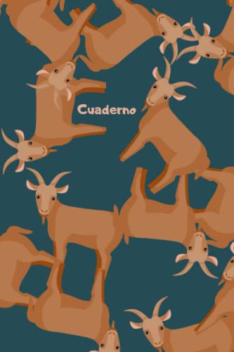 Cuaderno de Cabra: Lindo Cuaderno de Cabra, lindo cuaderno para el nuevo año escolar, en blanco y rayado para estudiantes de la escuela y estudiantes ... cuaderno de Cabra, amante de los Cabra