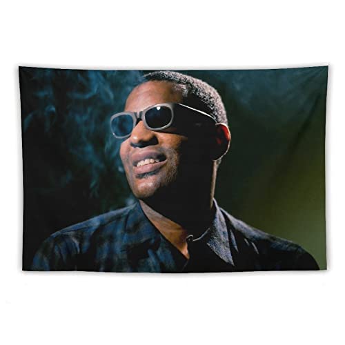 DEODEO Ray Charles - Póster de arte pictórico 2 obras de arte de poliéster para habitación, impresiones artísticas estéticas para pared, decoración moderna del hogar, regalos de 60 x 90 pulgadas