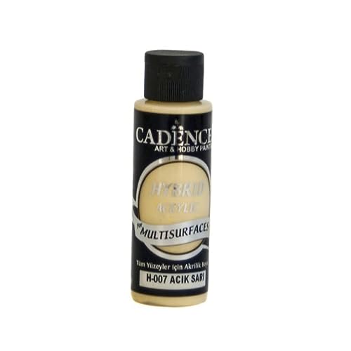 Cadence Pintura Acrílica Multisuperficie Hybrid Amarillo Claro Ref. H007