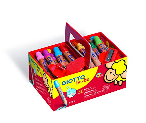 Giotto Be-Bè Súper Lápices. Schoolpack 36 unidades + 3 Sacapuntas