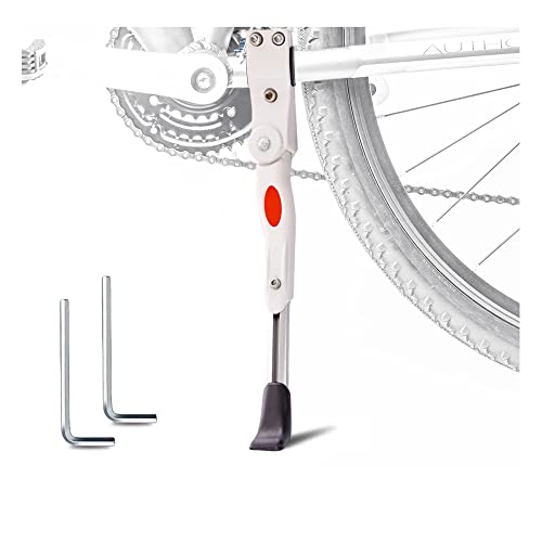 NOKDAL Pata de Cabra Bicicleta Caballete Bicicleta Universal Bike Stand Ajustable Pata Cabra Bici Pata Bicicleta Aluminio Soporte del Retroceso Soporte Bici Suelo Se Adapta a 24