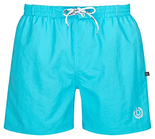 Bugatti® – Bañador moderno para hombre en verde menta, azul marino, naranja, rojo, turquesa o negro turquesa XXL