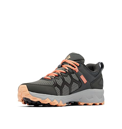 Columbia Peakfreak 2 Zapatillas De Senderismo Y Trekking para Mujer, Gris (Ti Grey Steel x Lychee), 37 EU