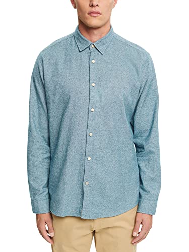 Esprit 102ee2f301 Camisa, 460/Turquesa Oscuro, XL para Hombre