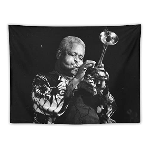 DEODEO Dizzy Gillespie - Póster de arte pictórico con 4 obras de arte, tapiz de pared, pintura de poliéster, decoración de regalo, tapices decorativos para el hogar, 30 x 40 pulgadas