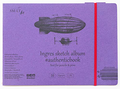 SM-LT Cuaderno de Dibujo, Ingres, 24,5x17,6 cm