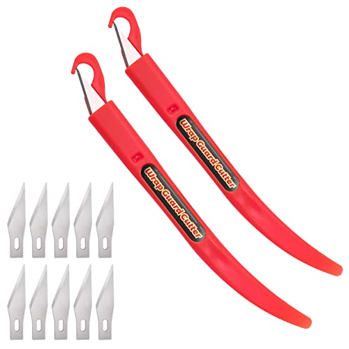 EHDIS 2 pcs Cúter Multiusos con 20 cuchillas, Herramientas de corte para Manualidades Herramienta de Corte para Manualidades, álbumes de Recortes