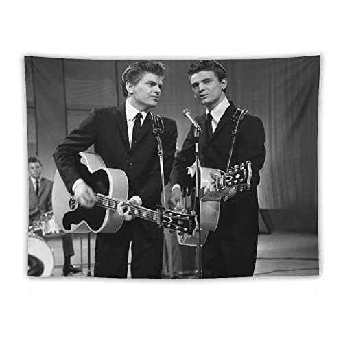 DEODEO Póster de The Everly Brothers, arte pictórico, 7 imágenes impresas, arte de pared, tapices de poliéster, obras de arte, idea de regalo, estética de habitación, 60 x 80 pulgadas