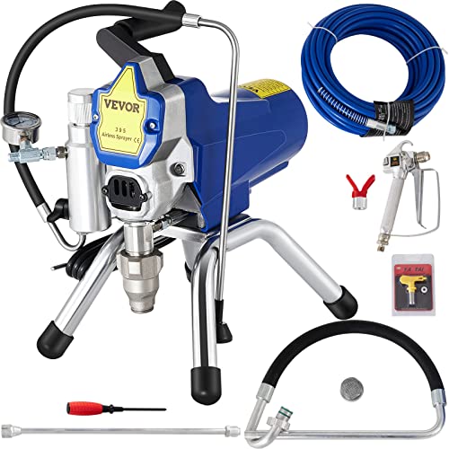 Husuper Pulverizador de Pintura sin Aire de Alta Presión Máquina de Pulverización 2200W Coche