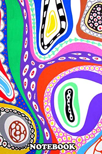 Notebook: Psychedelic Artwork Using Posca Markers , Journal for Writing, College Ruled Size 6