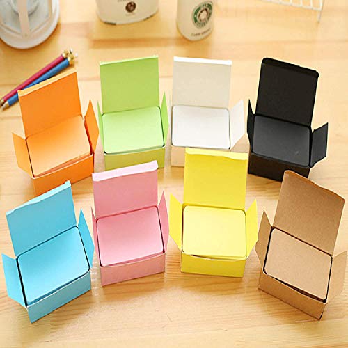 Papel Artesanal en Blanco Tarjeta de Felicitación de Graffiti Pequeño Tarjetas de Regalo para Mensajes de Bricolaje Tarjeta Postal en Blanco (Aproximadamente 800 hojas en 8 colores)