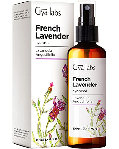 Lavender Floral Water - 100% Pure Hydrosol Spray Mist para dormir, ropa de cama, cara, tónico facial, cuerpo, habitación - 100ml
