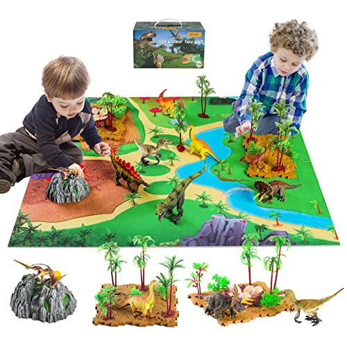 GIUHAT Dinosaurios Juguetes 3 4 años, Juguetes Niños 3 4 5 6 Años Regalo Niña 3-6 Años Regalo Navidad Niño Regalos Cumpleaños Niños Colegio 3 4 5 Años Juguetes