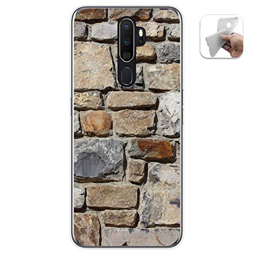 Tumundosmartphone Funda Gel TPU para OPPO A5 2020 diseño Ladrillo 03 Dibujos