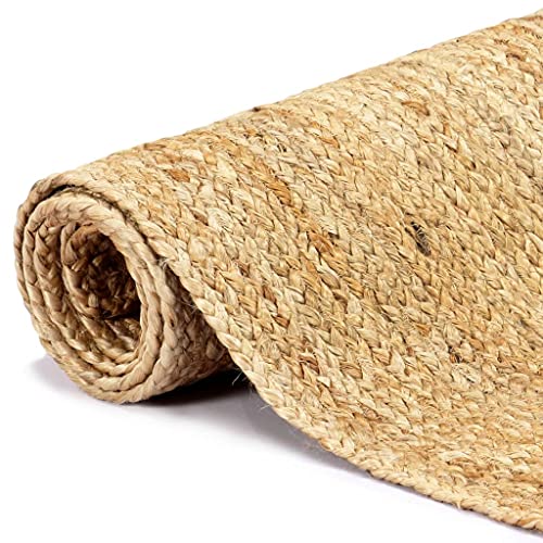 vidaXL Alfombra Hecha a Mano Tapete Pasillo Entrada Vestíbulo Galería Estera Salón Dormitorio Interior Oficina Suelo de Yute 200x300 cm