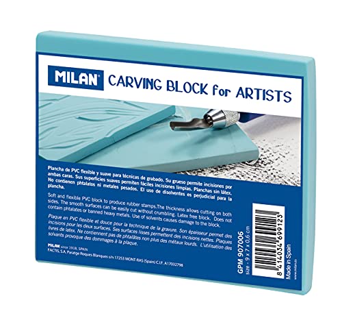 MILAN Planchas de Grabado, Azul, Pequeño