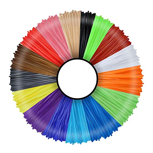 3D 5 1.75 - Juego de filamentos de 16 mm cada filamento 3D m Pen 3D colores pintura impresión 3D X Carver Pro, como se muestra en la imagen, Talla única