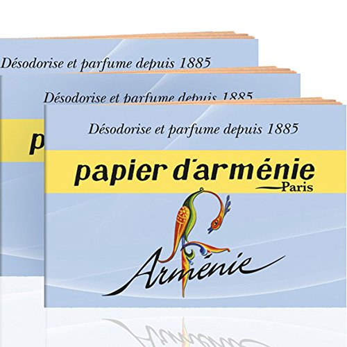 Papier d'Armenie - Papel para quemar (3 x 12 hojas)