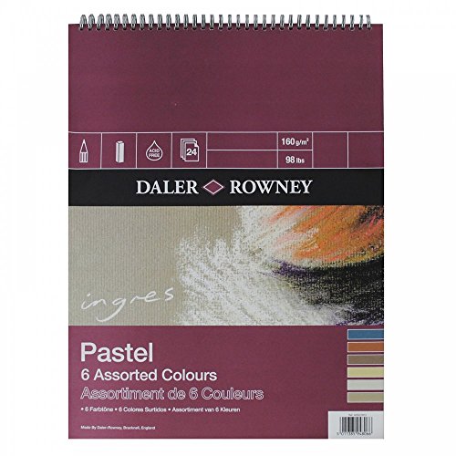 Dr Ingres Bloc Papel Pastel Esp. 6Col.Surt. 31X23Cm 160G24H