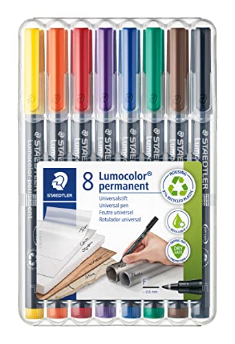Staedler 318WP8 - Rotulador permanente, Multicolor