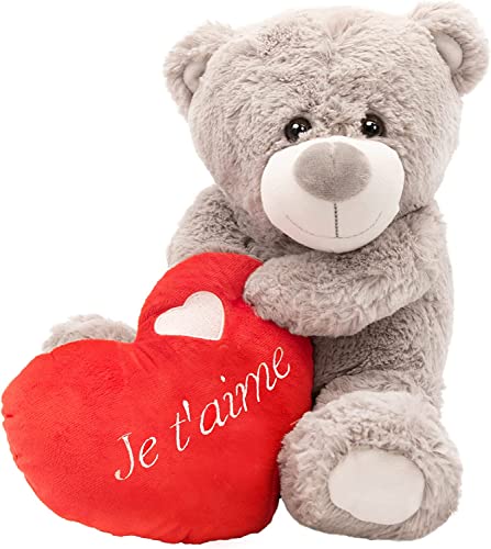 ILOVEFANCYDRESS - Osito de peluche, diseño con corazón y texto en inglés 